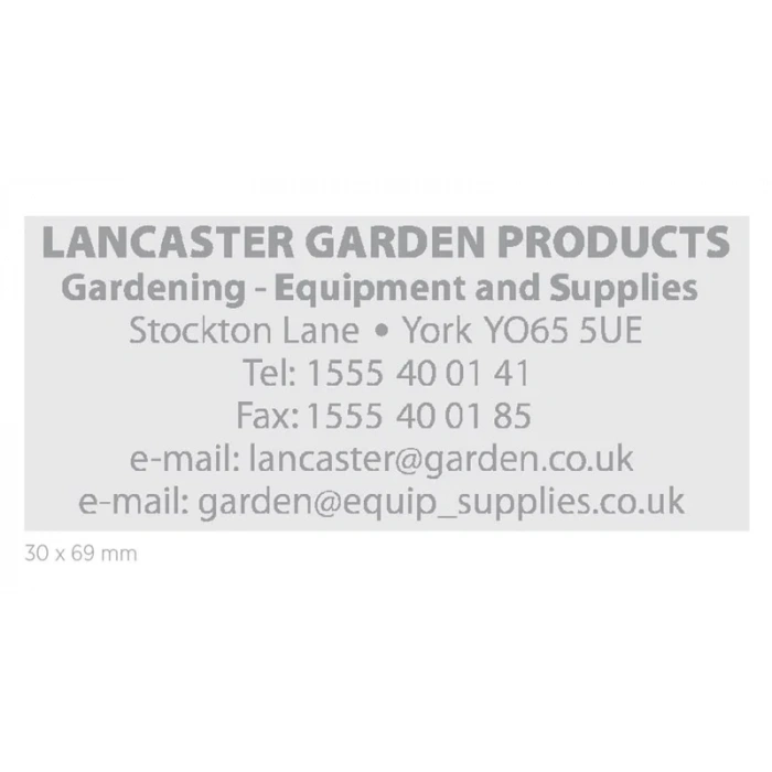 COLOP PRİNTER C50 SİYAH KASA SİYAH KEÇE - 30X69MM