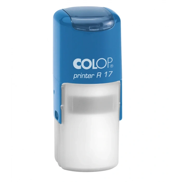 COLOP R17 YUVARLAK MAVİ KASA MAVİ KEÇE - 17MM