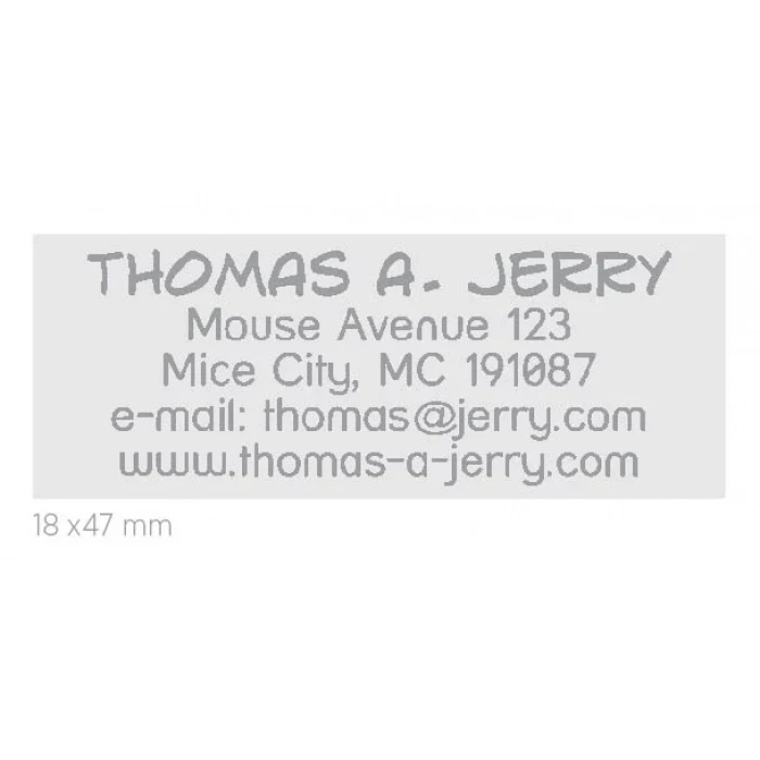 COLOP STAMP MOUSE 30 KROM KASA MAVİ KEÇE - 18X47MM