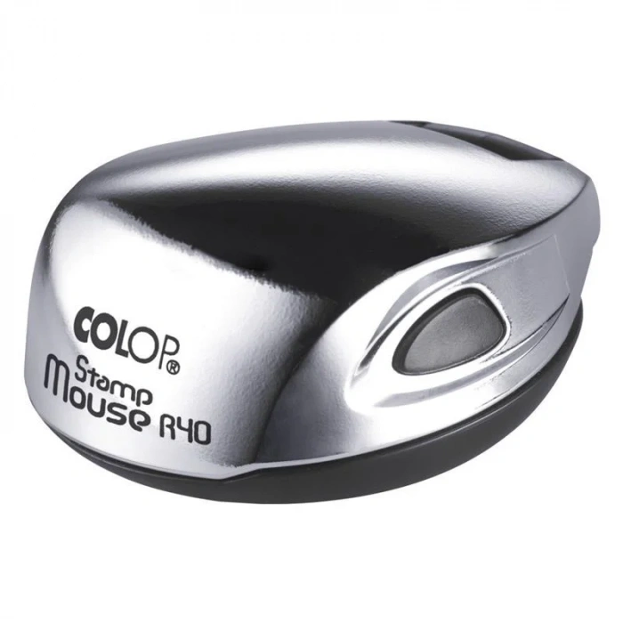 COLOP STAMP MOUSE R40 KROM KASA MAVİ KEÇE - 40MM
