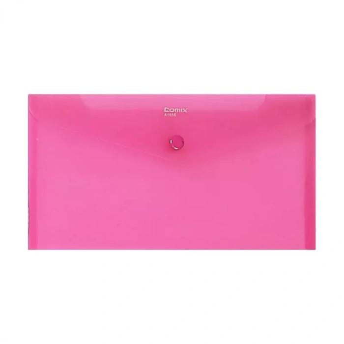 Comix A1855 Çıtçıtlı Evrak Dosyası 13.5x27 Karışık Renk