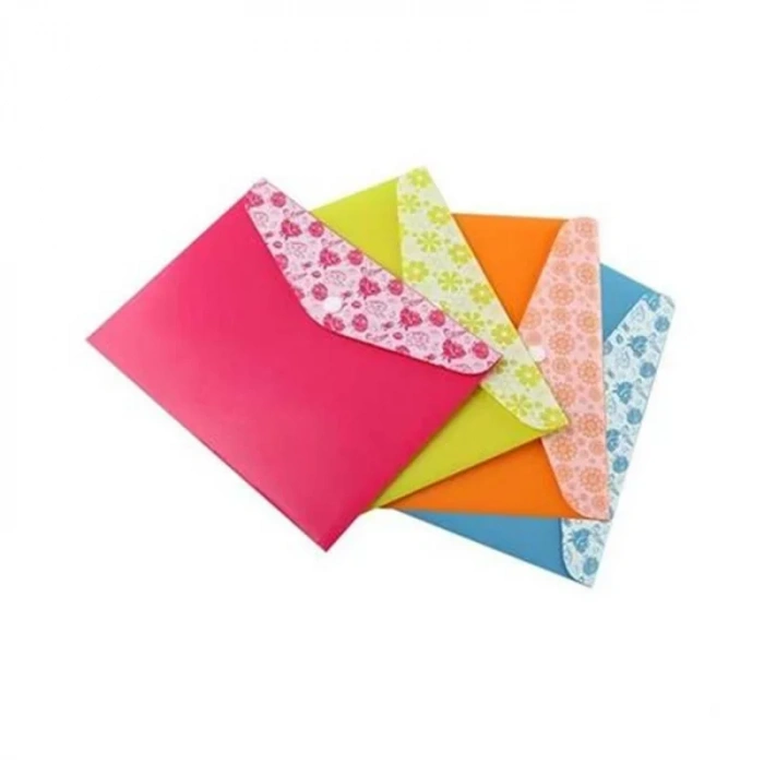 COMİX A1860 ÇITÇITLI DESENLİ EVRAK DOSYASI A5 KARIŞIK RENK