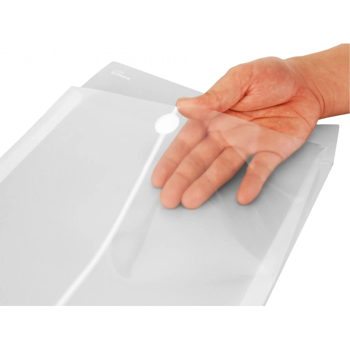 Comix Cırtcırtlı Dosya Körüklü Dikey Şeffaf Renkler F118A