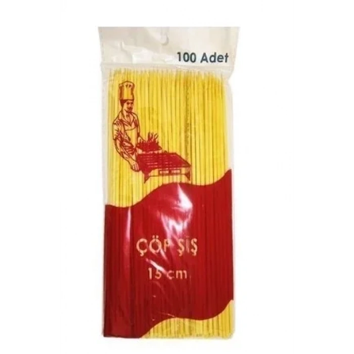 Çöp Şiş 15 cm ( 100 Adet )