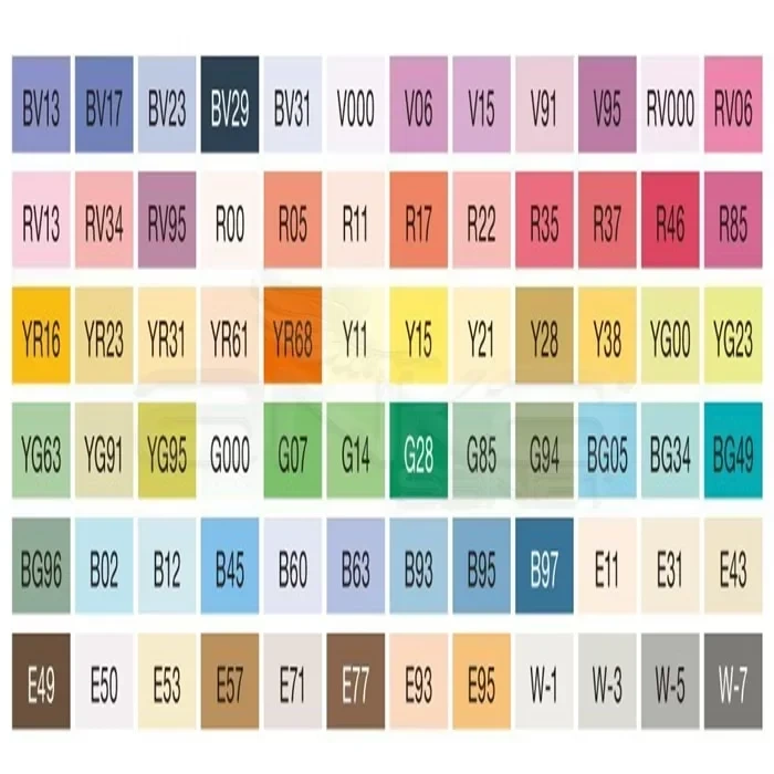 Copic Ciao Marker 72li Set B