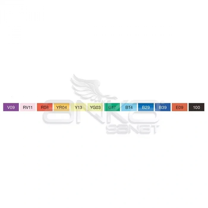 Copic Marker 12li Set Basic Colors