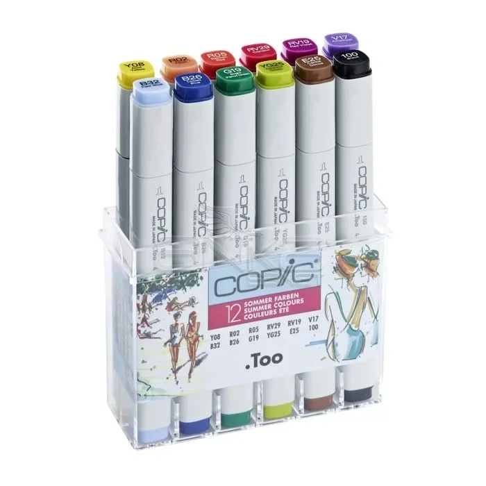 Copic Marker 12li Set Summer Colors