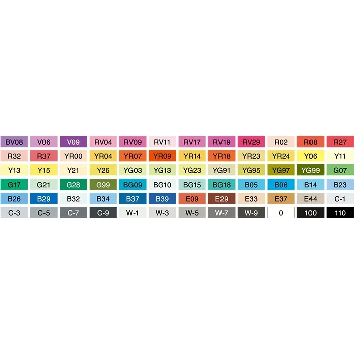 Copic Marker 72li Set A