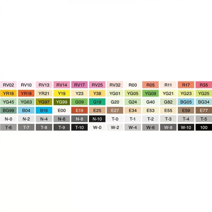 Copic Marker 72li Set C