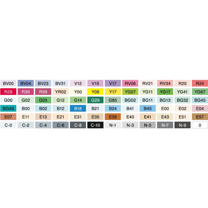 Copic Sketch Marker 72li Set B