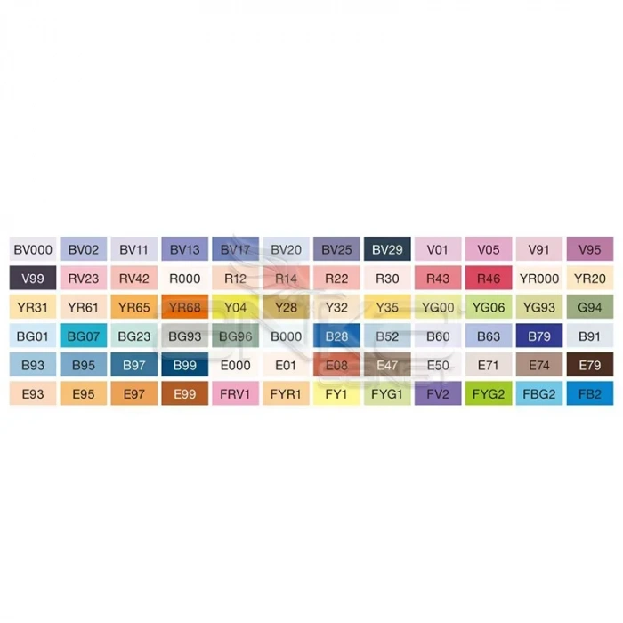 Copic Sketch Marker 72li Set D