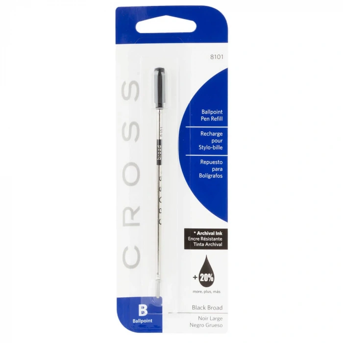 Cross Tükenmez Kalem Yedeği Siyah 8101