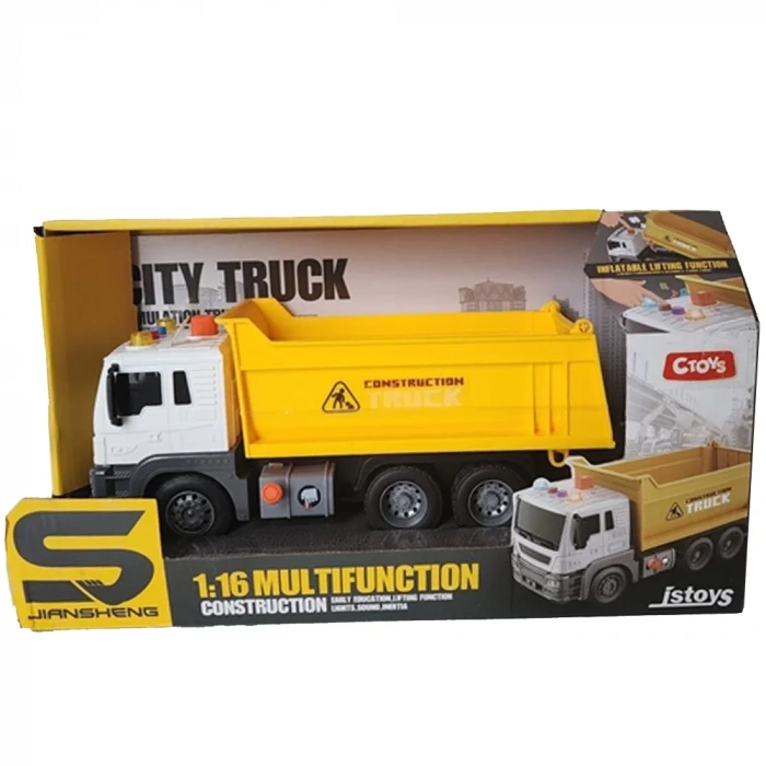 Ctoy Oyuncak Işıklı Sesli 1:16 Kamyon 