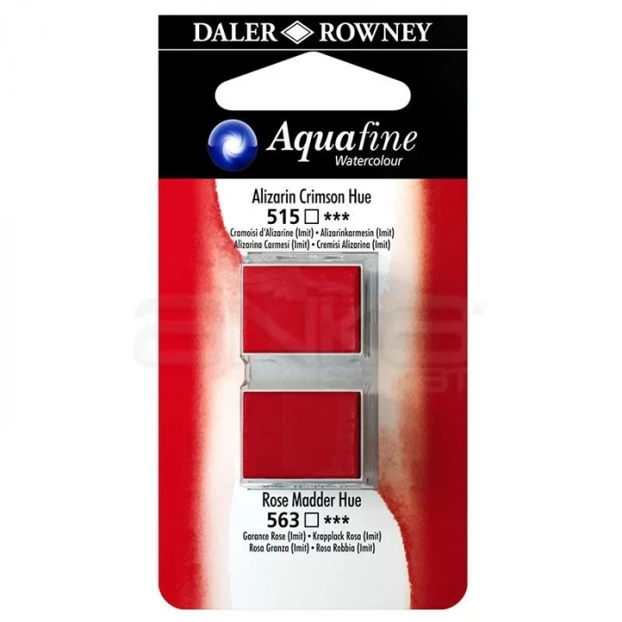 Daler Rowney Aquafine Sulu Boya Tablet 2li Alizarin Crimson-rose Madder