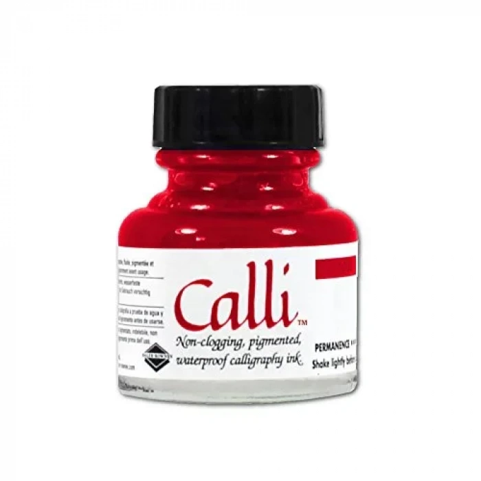 Daler Rowney Calli Kaligrafi Mürekkebi 073 Scarlet 29.5ml