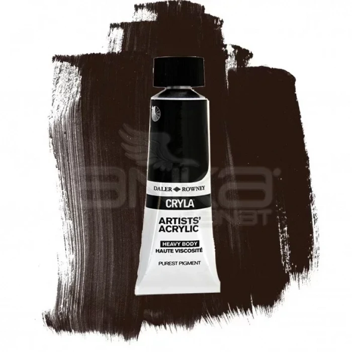 Daler Rowney Cryla Artist Akrilik Boya 75ml 035 Carbon Black Seri A