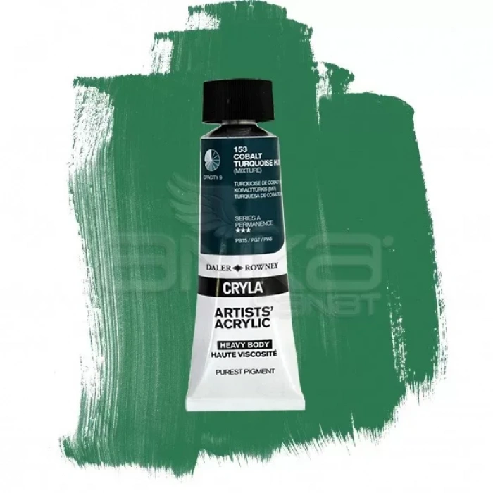 Daler Rowney Cryla Artist Akrilik Boya 75ml 153 Cobalt Turquoise Hue Seri A