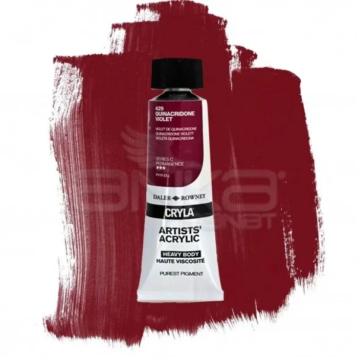 Daler Rowney Cryla Artist Akrilik Boya 75ml 429 Quinacridone Violet Seri C