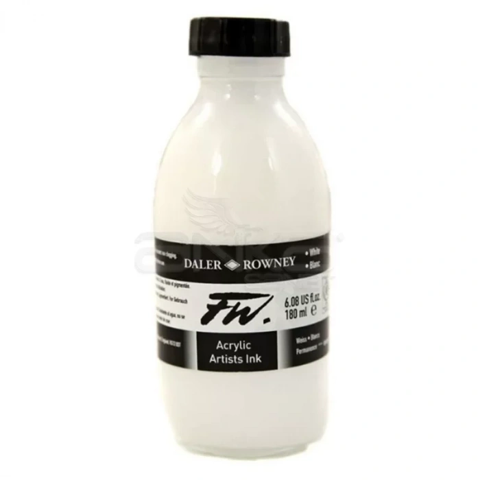 Daler Rowney Fw Acrylic Artist Ink 180ml 011 White