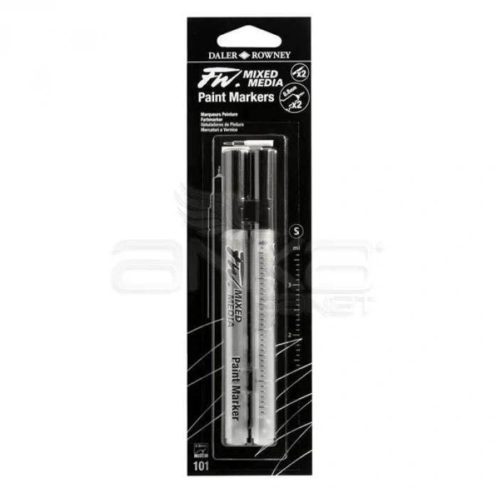 Daler Rowney Fw Mixed Media Paint Marker Sets 101 0,8mm Teknik Uç (s)