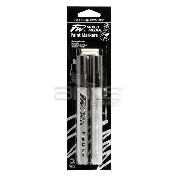 Daler Rowney Fw Mixed Media Paint Marker Sets 202 2-4mm Yuvarlak Uç (m)