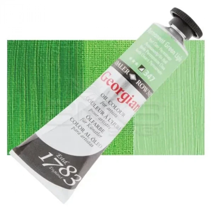 Daler Rowney Georgian Yağlı Boya 225ml 347 Permanent Light Green
