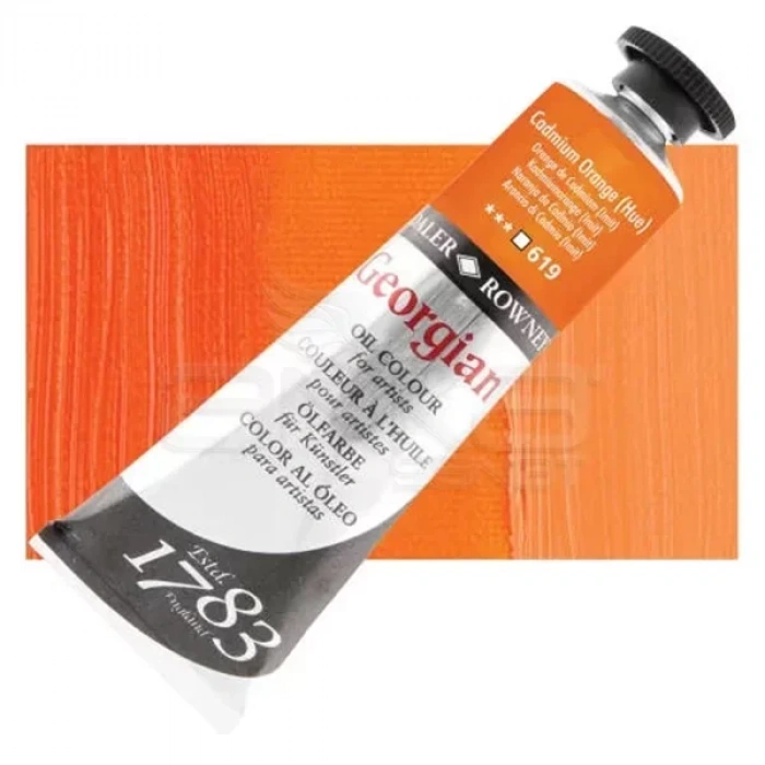 Daler Rowney Georgian Yağlı Boya 225ml 619 Cadmium Orange Hue