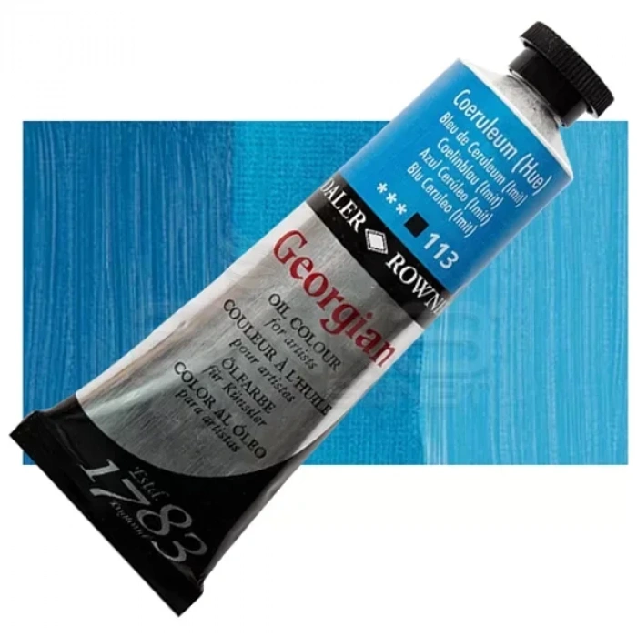Daler Rowney Georgian Yağlı Boya 38ml 113 Coeruleum Hue