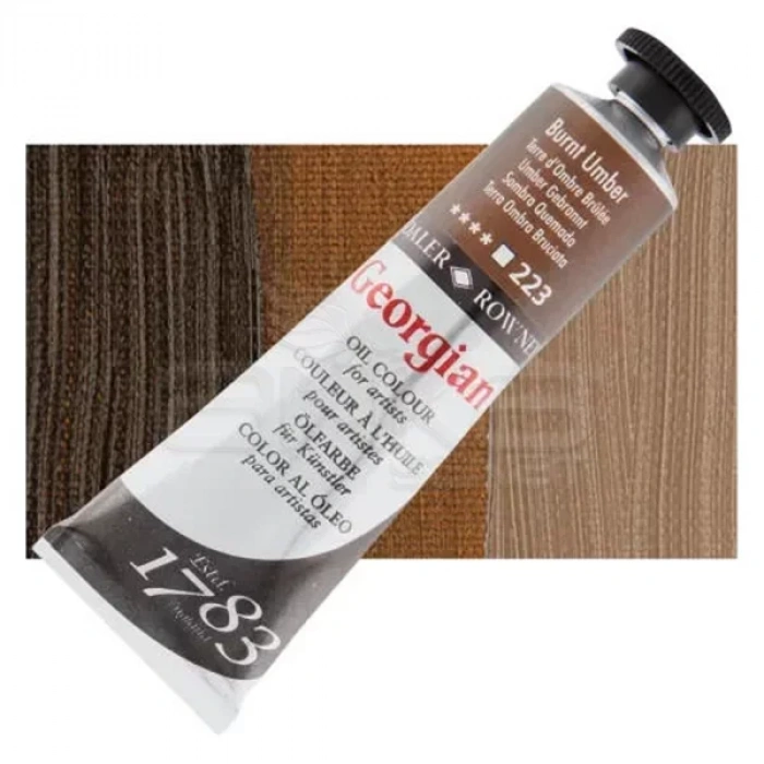 Daler Rowney Georgian Yağlı Boya 38ml No:223 Burnt Umber