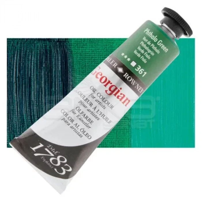 Daler Rowney Georgian Yağlı Boya 38ml No:361 Phthalo Green