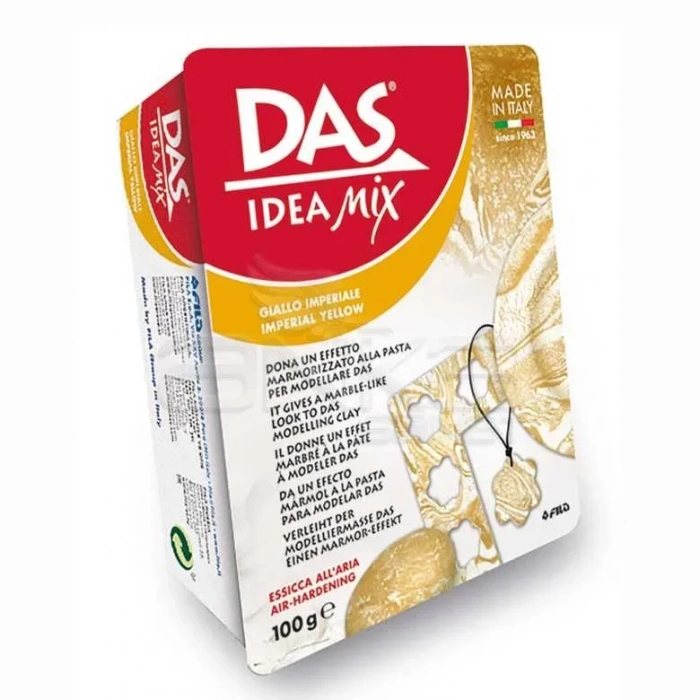 Das Idea Mix Mermer Efektli Seramik Kili 100g Imperial Yellow 2559
