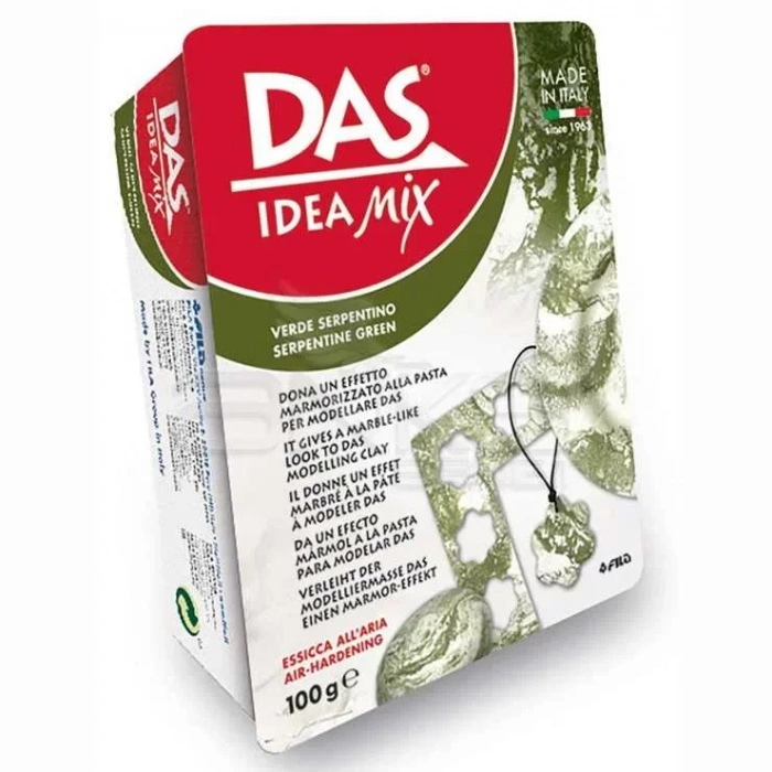 Das Idea Mix Mermer Efektli Seramik Kili 100g Serpentine Green 2627