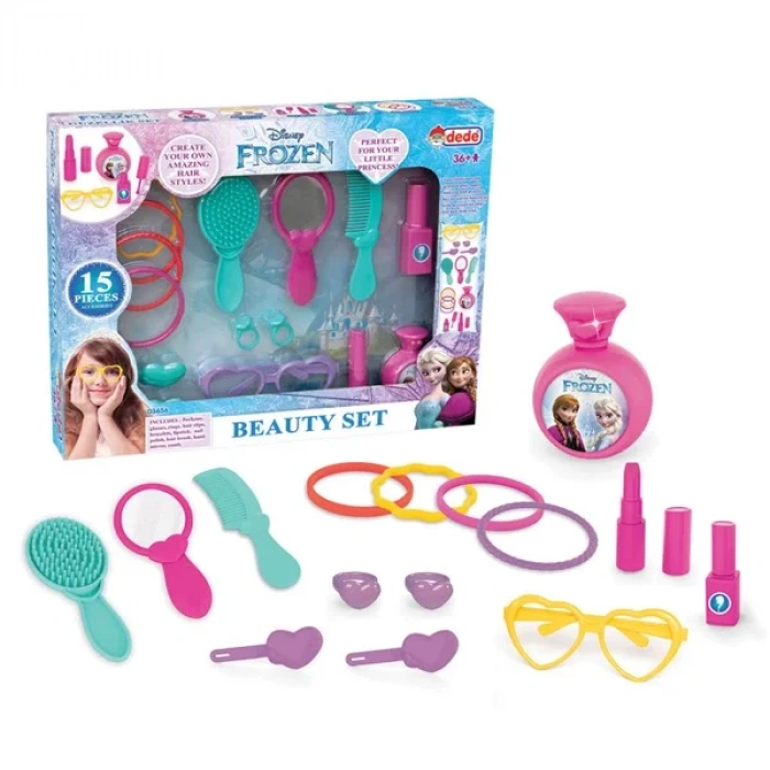Dede Oyuncak Frozen Kutulu Güzellik Set 15 Parça 03656