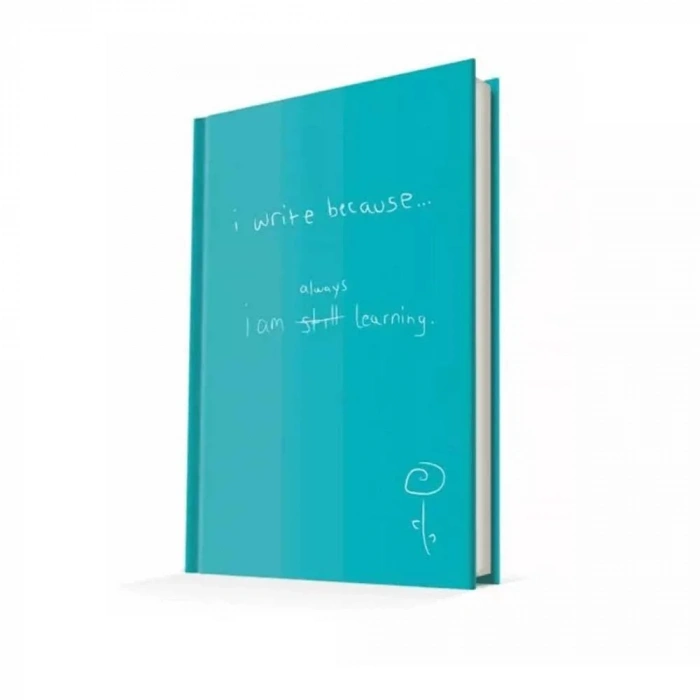 Deffter I Write Because I Am Always Learning Çizgili Not Defteri 14x20 cm 64633-3
