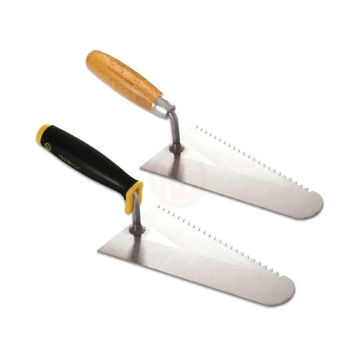 Dekor Hassan Beyaz Tuğla Malası Ahşap Saplı Yay Çeliği 22 Cm