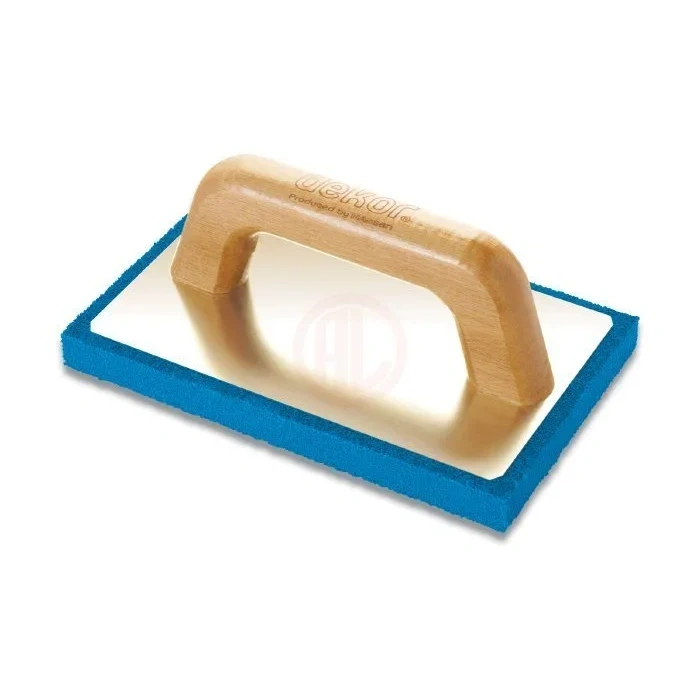 Dekor Hassan Kauçuklu Mala Küçük Gözenekli Ahşap Saplı 22 Cm