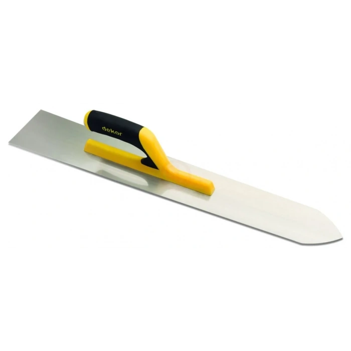 Dekor Hassan Şap Malası Açık Plastik Saplı Yay Çeliği 55 Cm