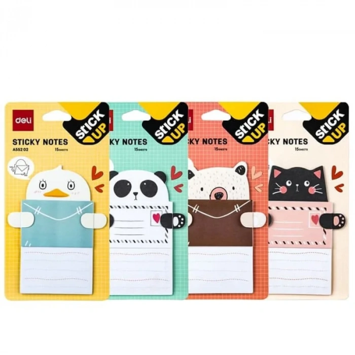 DELİ A55202 DESENLİ YAPIŞKANLI NOT KAĞIDI 60 YAPRAK