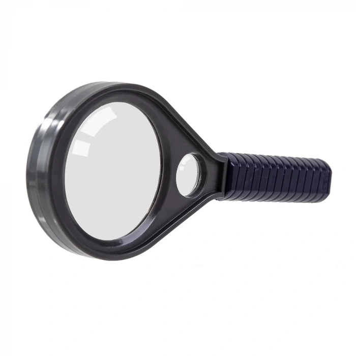 Deli Büyüteç Siyah 45mm 3.0x-5.0c-x 9092