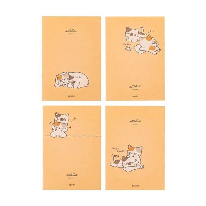 Deli Little Cat Sewing Notebook Çizgili A5 40Yp. FA540