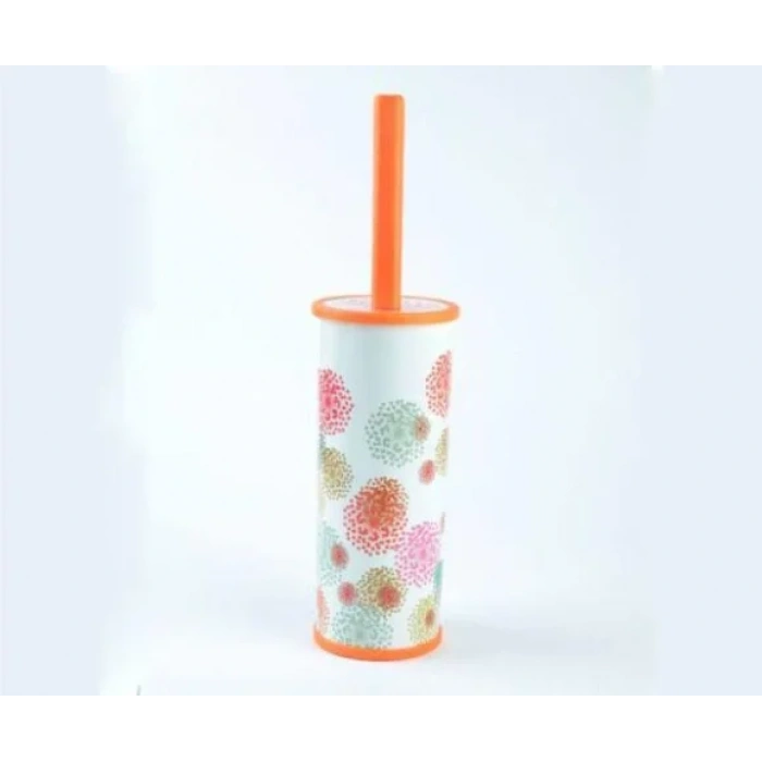 Desenli Klozet Fırça Takımı Yuvarlak ( 1 Adet )