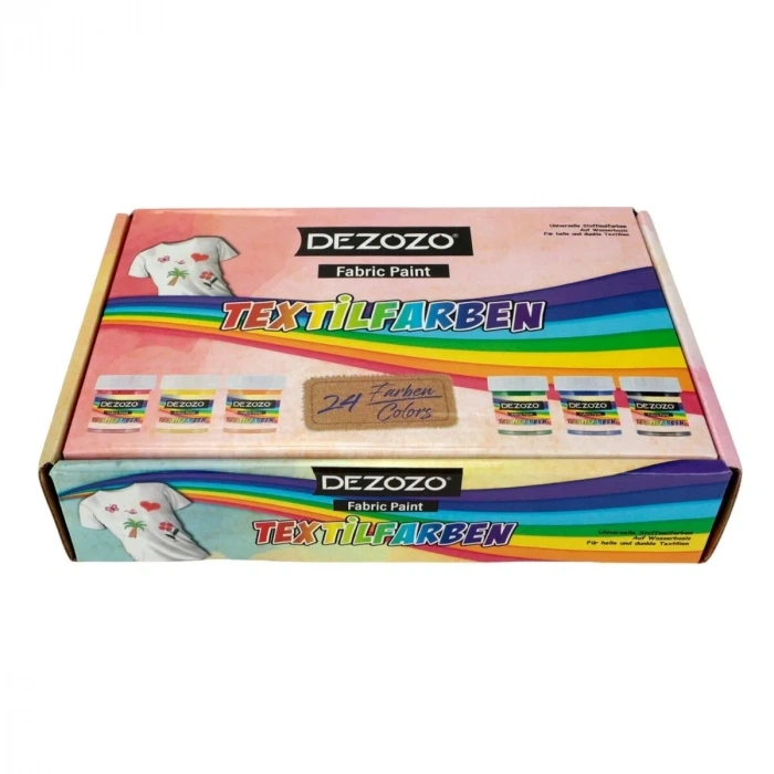 Dezozo Tekstil Kumaş Boyaları 25ml 24lü