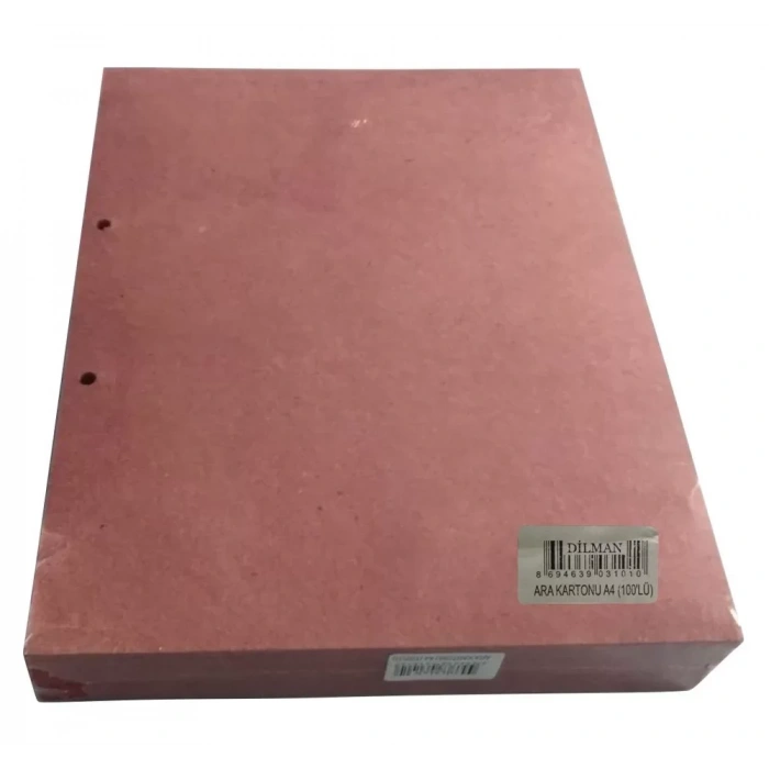 Dilman A4 Pembe Ara Kartonu (100 Lü Paket)