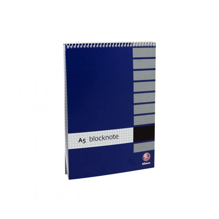 Dilman A5 40 Yp Bloknot Kareli Spiralli