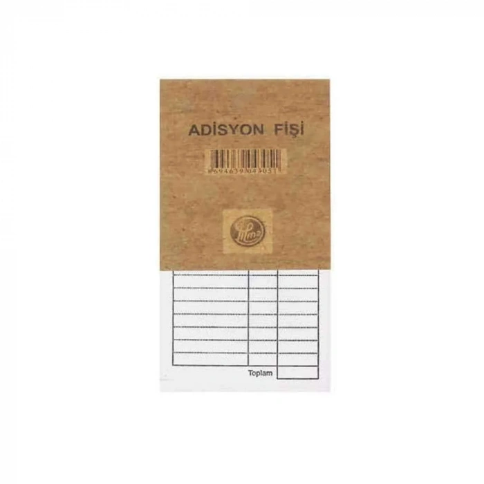Dilman Adisyon Fişi 8x15 Cm 100 Yaprak