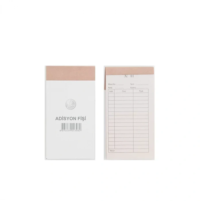 Dilman Adisyon Fişi Küçük Adet