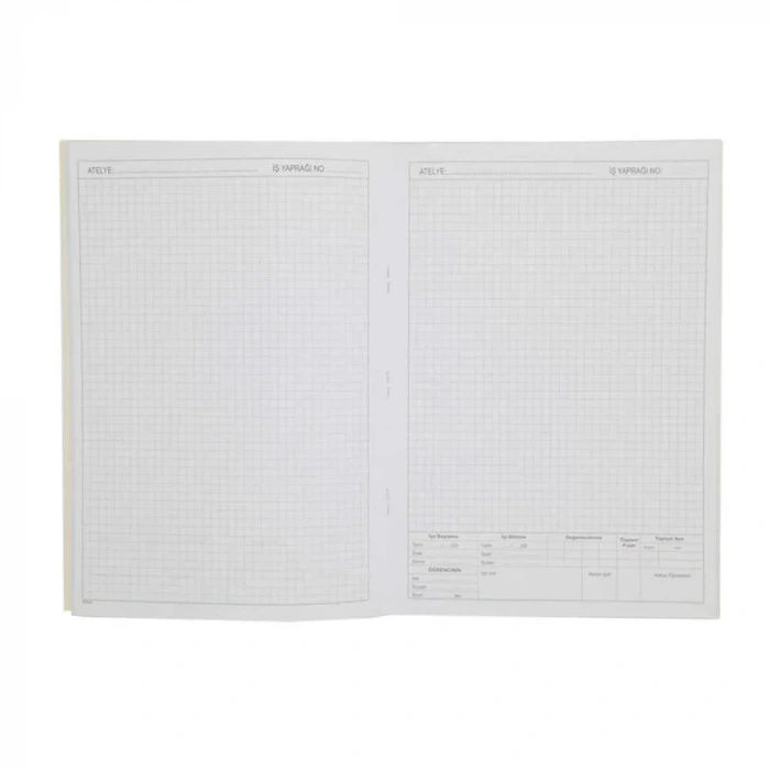 Dilman Atelye Temrin Defteri Karton Kapak 40 Yaprak