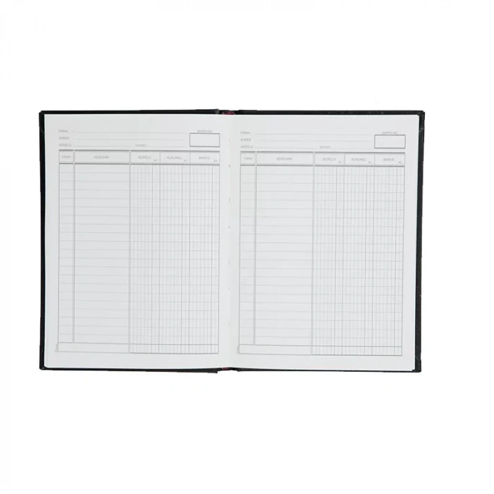 DİLMAN CARİ HESAP DEFTERİ 20x28 192 YP DİKEY