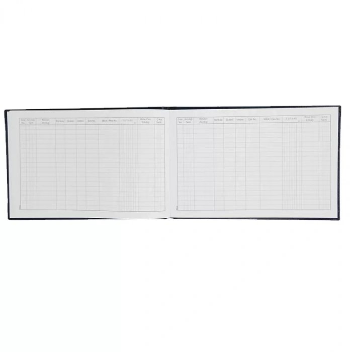 DİLMAN ÇEK KAYIT DEFTERİ 17x24 192 YP CİLTLİ