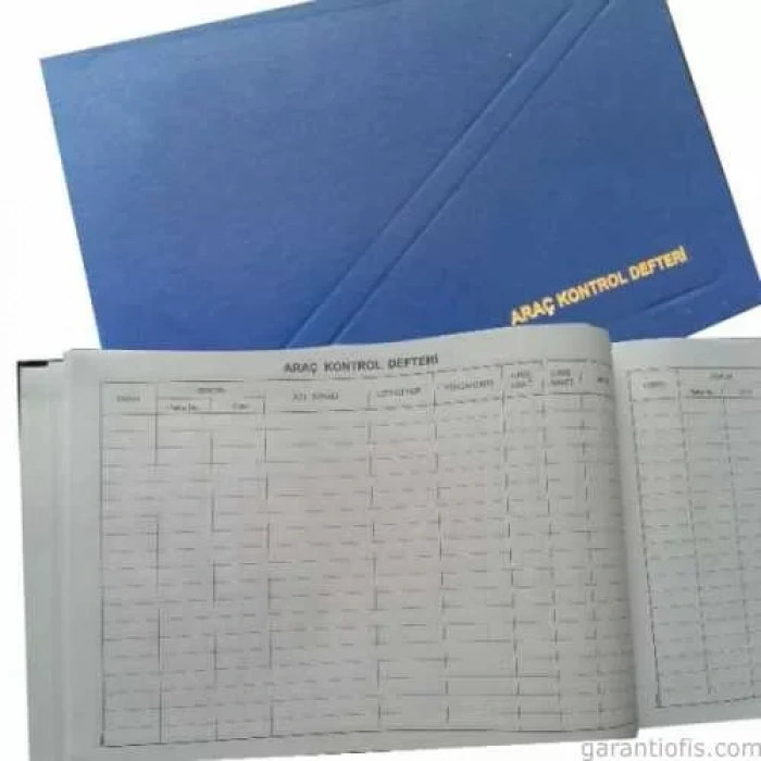 Dilman Ciltli Araç Kayıt Defteri (araç Kontrol Defteri - 96 Yaprak)